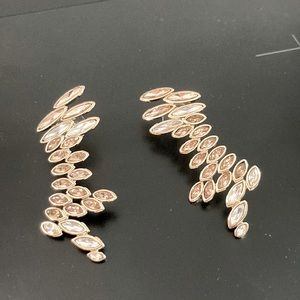 Jeweled earrings (costume jewelry)